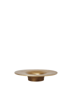 Soothe Block Candle Holder - Brass Finish