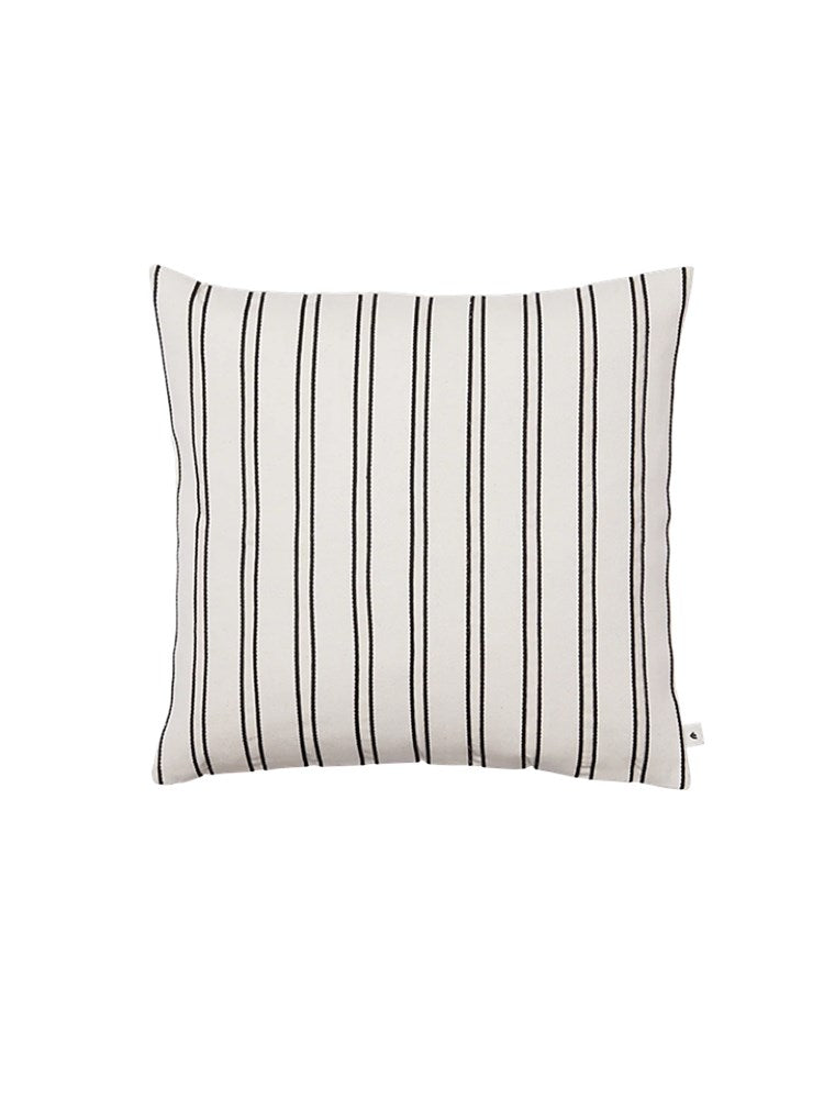 Twill Cushion - Off-white/Black