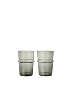Boya Tall Glasses - Set of 2 - Smoked Grey