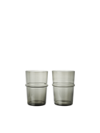 Boya Tall Glasses - Set of 2 - Smoked Grey
