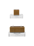 Gradia Candle Holder - Square - Clear
