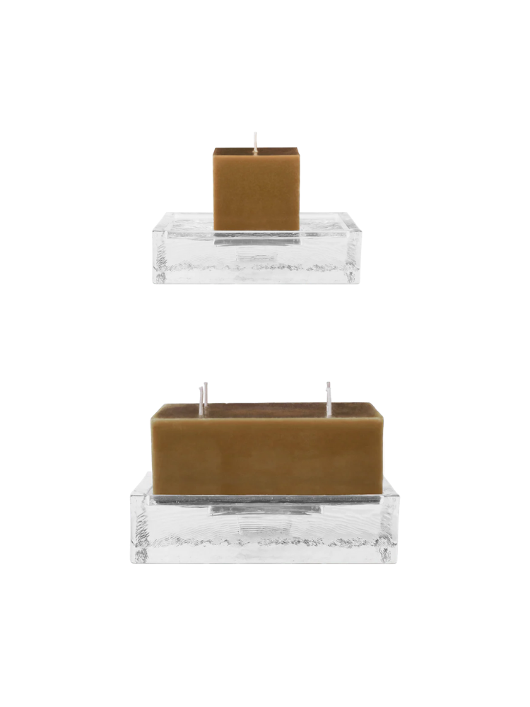 Gradia Candle Holder - Square - Clear