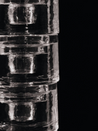 Gradia Candle Holder - Round - Clear