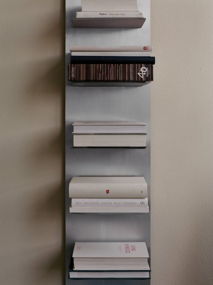 Lager Wall Shelf - Tall - Aluminium