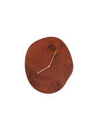 Melt Wall Clock - Dark Stained Burl