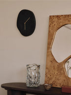 Melt Wall Clock - Black Marble