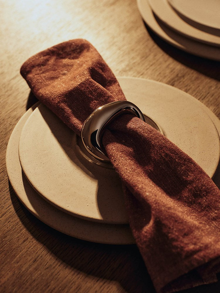 Orrith Napkin Rings - Set of 4 - Silver