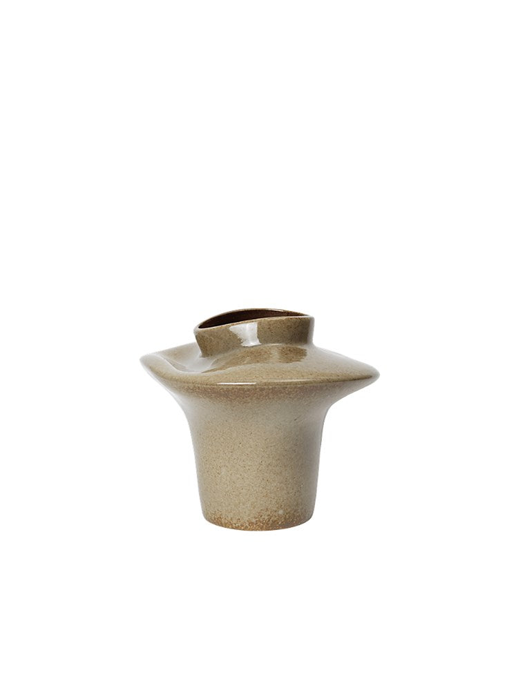 Evio Vase - H22 - Elm Green