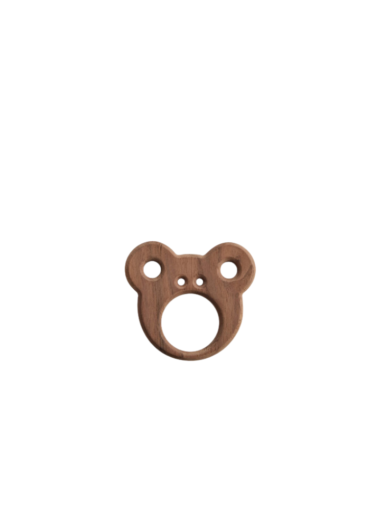 Wooden Baby Teether Frisky Frog (Sample)