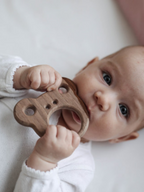 Wooden Baby Teether Frisky Frog (Sample)