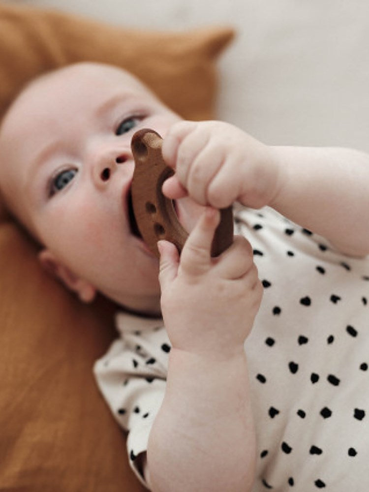 Wooden Baby Teether Chunky Monkey (Sample)