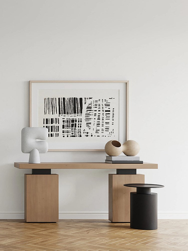 Pillar Table, Tall - Burned Black
