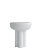 Crown Table, Tall - Bone White