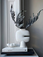 Tribal Vase, Medio - Bone White