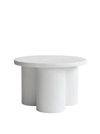 Big Foot Table, Low - Bone White