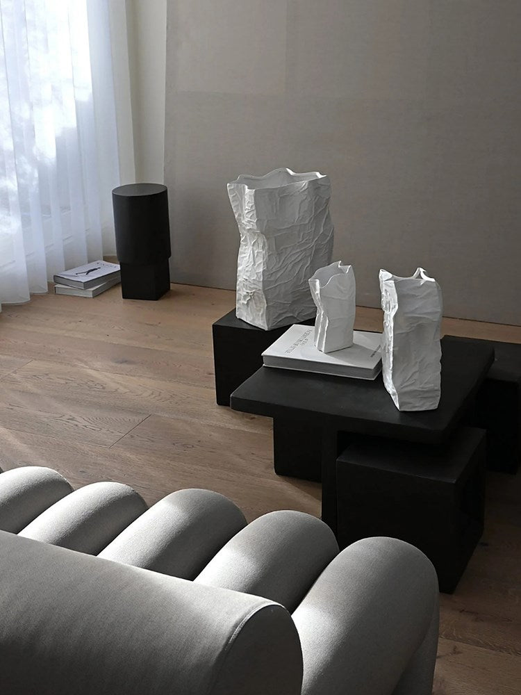 Kami Vase, Mini - Bone White