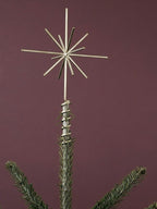 Christmas Tree Top Star - Brass