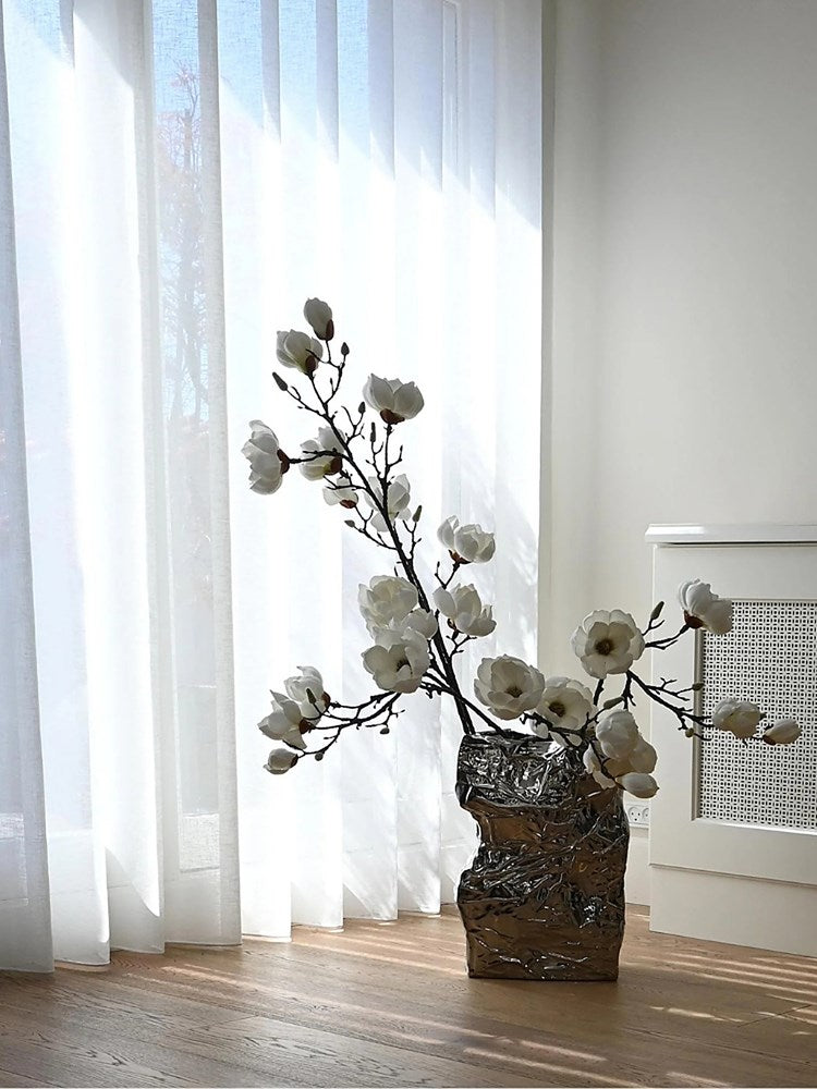 Kami Vase, Big - Chrome