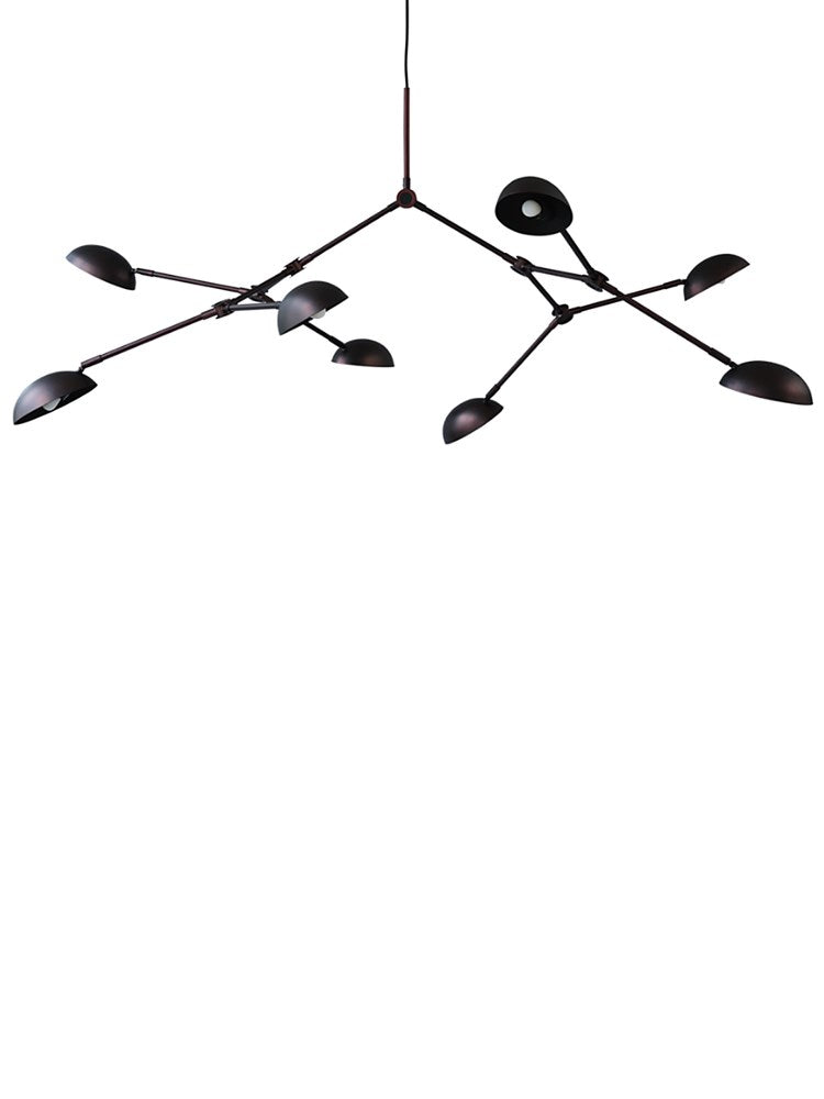 Drop Chandelier - Burned Black (5m)