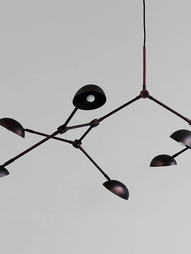 Drop Chandelier - Burned Black (5m)