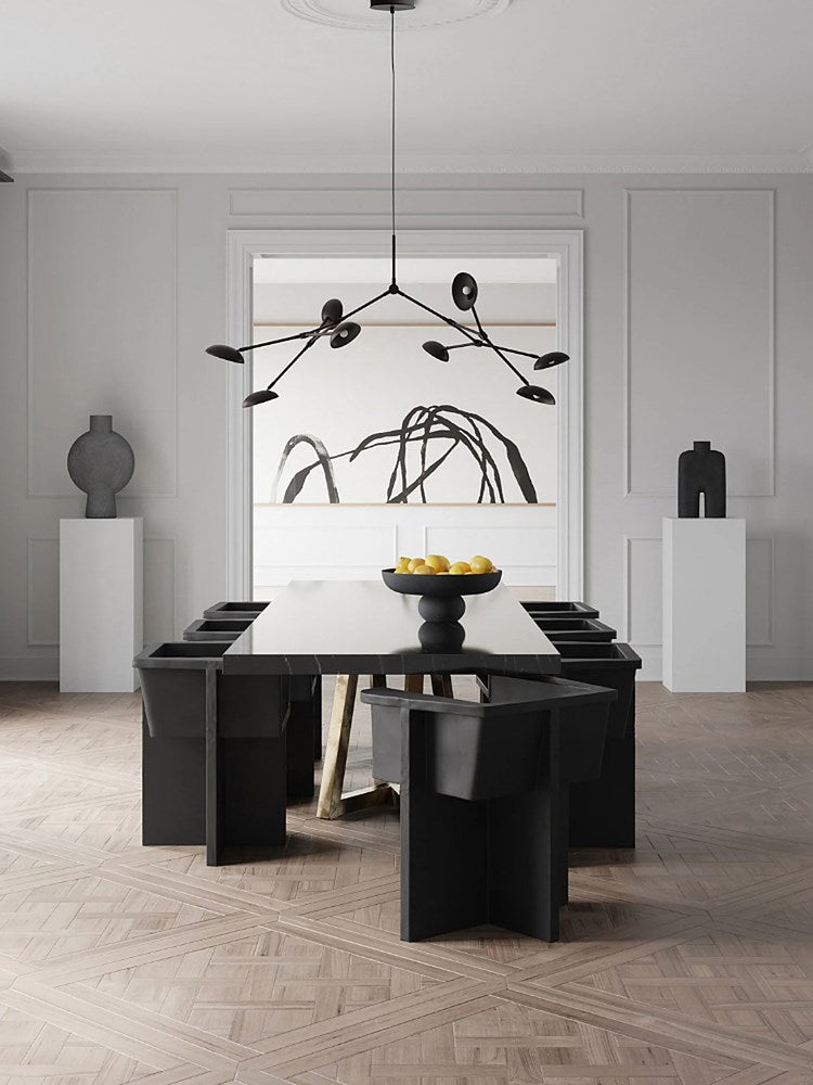 Drop Chandelier - Burned Black (5m)