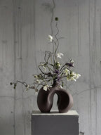 Ni Vase, Mini - Chocolate Brown