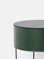 Tray for Round Plant Box - Black St Oak