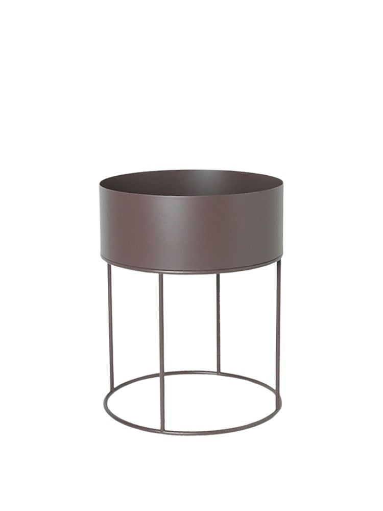 Plant Box Round Taupe