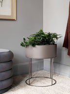 Plant Box Round Taupe