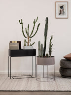 Plant Box Round Taupe