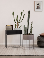 Plant Box - Round - Taupe