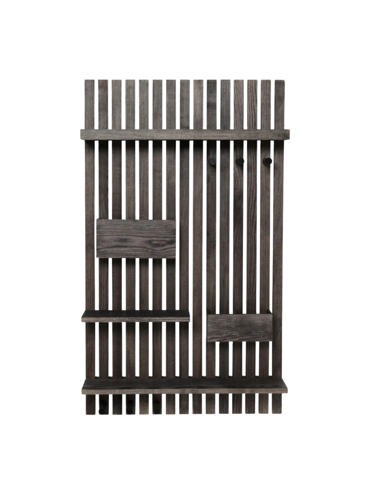 Wooden Multi Shelf - Black