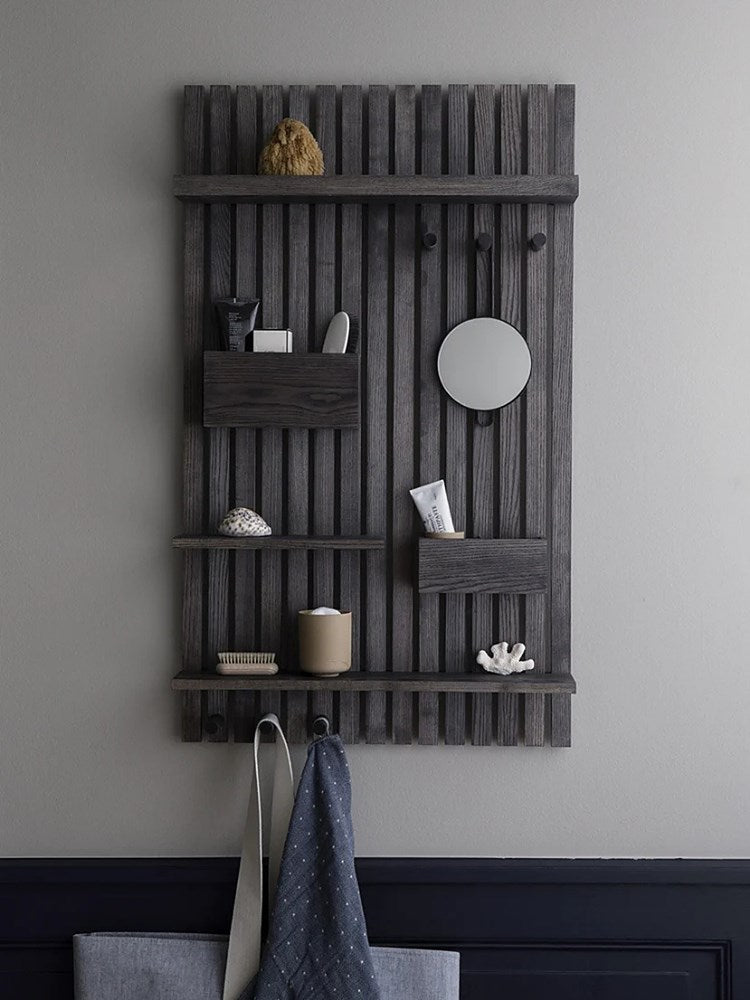 Wooden Multi Shelf - Black