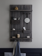 Wooden Multi Shelf - Black