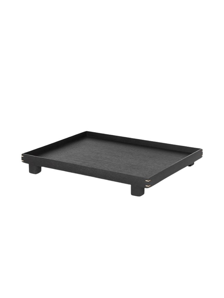 Bon Wooden Tray - Large - Black Painted Oak