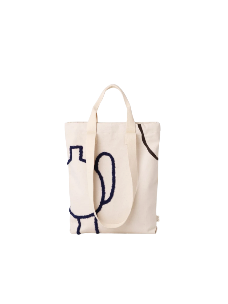 Mirage Tote Bag - Black Blue