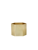 Hexagon Pot Brass - Small