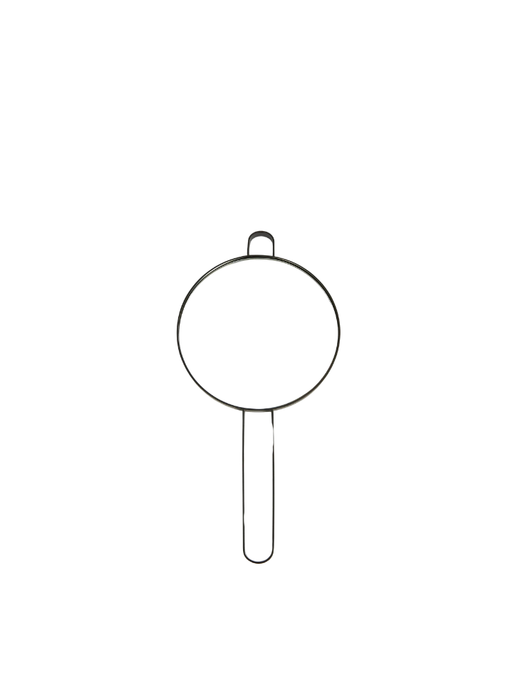 Poise Hand Mirror - Black