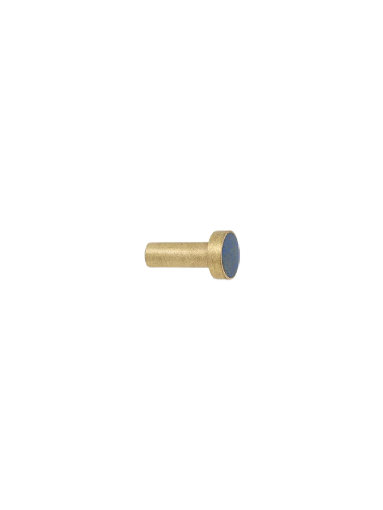 Brass Hook - Lapis Lazuli SML