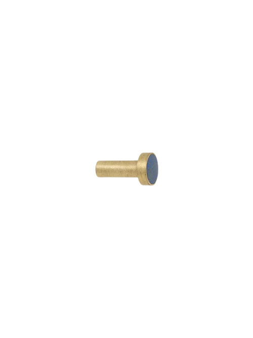 Brass Hook - Lapis Lazuli SML