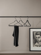 Coat Hanger Black Set of 3 (Sample)