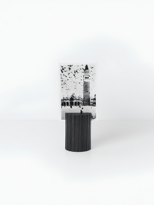 Ferm LIVING Card Stand Column, Black Brass – view 2