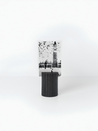 Card Stand Column - Black Brass