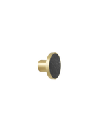 Brass Hook - Black Marble LRG