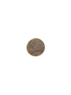 Brass Hook Brown Marble LRG