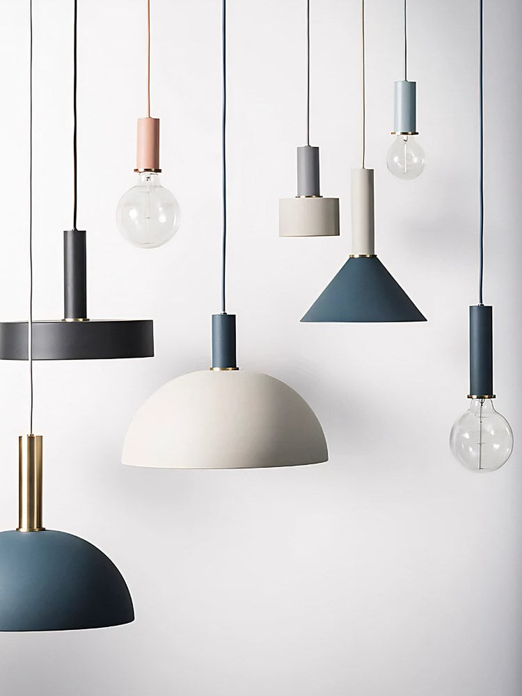 Collect - Pendant - Low - Dark Blue