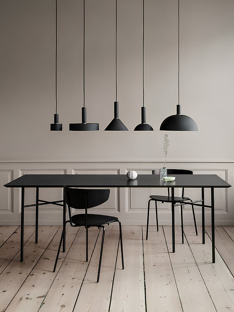 Collect Record Shade & Pendant Set Black