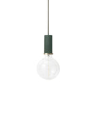 Collect - Socket Pendant - Low - Dark Green