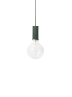 Collect - Socket Pendant - Low - Dark Green