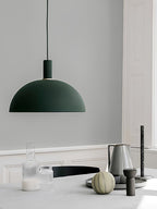 Collect - Socket Pendant - Low - Dark Green